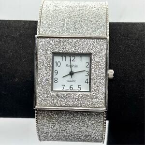 Silver Sophie Cuff Watch